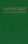 Rienecker, Fritz - Rienecker, Fritz-Sprachlicher Schlüssel zum Griechischen Neuen Testament
