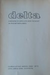 Cumulative Index 1958-1973 - Delta A Review of Arts Life and Thought in The Netherlands Cumulative Index 1958-1973 (Volumes One-Sixteen)