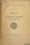 Zielinski, Thadée - Horace et la Société Romaine du temps d'Auguste