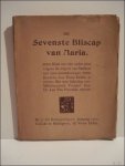 DELILLE, Victor (herdicht.) & VAN PUYVELDE, Leo (inleid.). - DE SEVENSTE BLISCAP VAN MARIA. KERN VAN DEN OUDEN TEKST VOLGENS DE UITGAVE VAN STALLAERT MET ZIJNE AANTEEKENINGEN. HERDICHT DOOR VICTOR DELILLE. MET EENE INLEIDING OVER MIDDELEEUWSCH TOONEEL DOOR DR. LEO VAN PUYVELDE.