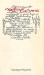 BARTSCHI, Werner - Erik Satie Schriften BARTSCHI, Werner - Erik Satie Schriften