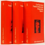 NIETZSCHE, F., JANZ, C.P. - Friedrich Nietzsche. Biographie. Complete in 3 volumes.