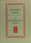 Wolpe, Ronald. - A retrospective survey.