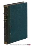 Barthélemy, Charles. - L'esprit de Comte Joseph de Maistre. Précédé d'un essai sur sa vie et ses écrites. Complété par un grand nombre de notes.