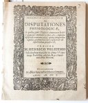 Kokenius, Christian, uit Nettelredensis; Praeses: Velstenius, Henricus - Disputationes physiologicae Wittenberg Johann Gormann 1610, ca 200 pp. Kokenius, Christian, uit Nettelredensis; Praeses: Velstenius, Henricus - Disputationes physiologicae Wittenberg Johann Gormann 1610, ca 200 pp.