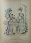  - La mode illustrée Originele litho Toilettes de Mme Gradoz