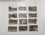Wilhelm II.: - Beisetzung Kaiser Wilhelm II. : Konvolut : 12 Fotografien / Foto-Postkarten : Gestempelt: "Nicht zur Veröffentlichung"