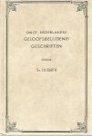 JD Barth - Onze Nederlandse Geloofsbelijdenisgeschriften