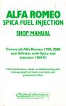  - Alfa Romeo Spica fuel Injection