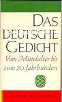 Hederer, Edgar - Das Deutsche Gedicht