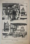 Braakensiek, Johan (1858-1940) - [Original lithograph/lithografie by Johan Braakensiek] Kijkjes op het Marktplein, 3 Juli 1887, 1 pp.