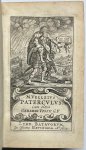  - Rare Book, 1654, Roman History | M. Velleius Paterculus cum notis Gerardi Vossii G.F., Lugd. Batavorum, Ex officina Elzeviriana, 1654, [12] 116 [28] 229 pp.