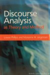 PHILLIPS, L., JORGENSEN M.W. - Discourse analysis as theory and method.