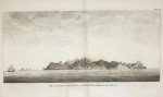 Anson, George - The east prospect of the island of Iuan Fernandes in the South Sea