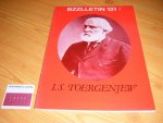 Daan Cartens, Johan Diepstraten, Phil Muysson (red.) - I.S. Toergenjew, BZZLLETIN 131, jrg. 14, december 1985