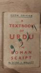 Willatt, John - A textbook of Urdu in the Roman Script