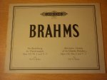 Brahms; Johannes (1833 – 1897) - Sämtliche Orgelwerke; Supplement: Neu-Einrichtung der Choralvorspiele op. 122, Nr. 2, 5, 6 und 7 mit Hinzufügung eines weiteren Manuals oder des Pedals