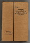 Wiegner Georg - Anleitung zum quantitativen agrikulturchemischen Praktikum 12