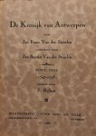 VAN DER STRAELEN Jan Frans (voortzetting door Jan Baptist) - De Kronijk van Antwerpen, zesde deel: 1797-1798, bezorgd door J. Rylant
