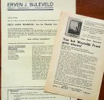 REMARQUE, Erich Maria - Van het Westelijk front geen nieuws. (2 boekhandelsfolders, Exil). (Im Westen nichts Neues - Bestellformulare).