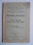 Catalogus nr 25 Libreria Otto Lange, Firenze - Biblioteca Americana, Periodicals, General History, United States, Canada, Voyages, Cartography