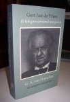 Vries, Gert Jan de - Ik heb geen verstand van poëzie. G.A. van Oorschot als uitgever van poëzie