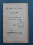 J. Beukers - De brand van Enschede op 7 mei 1862. Het groote keerpunt in de ontwikkeling van Enschede. Voordracht
