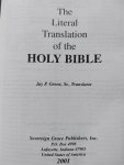 Green Jay P. Sr. Translator - The Literal Translation of the Holy Bible