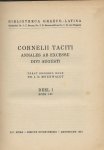 Meerwaldt, Dr.J.D. - CornelII Taciti ( Tacitus ) Annales ab excessu divi Augusti, deel 1 Boek I-VI