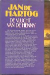 Hartog Jan de  Omslagontwerp  De vormgevers - Vlucht van de Henny