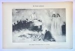 Braakensiek, Johan (1858-1940) - [Original lithograph/lithografie by Johan Braakensiek] Bij Tolstoi's jubilaeum, 29 September 1907, 1 pp.