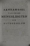 Alberthoma, Robertus - Liederen ter onderwyzing in de stellige, zinnebeeldige, en voorbeeldige godgeleertheid mitsgaders enige geestelyke prenten : verdeelt in vier boeken  waarbij:  Mengeldichten behelzende enige godgeleerde stoffen en vaderlandse geschiedenissen b...