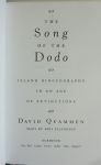 QUAMMEN, David (WILLIAMS, Terry Tempest). - THE SONG OF THE DODO