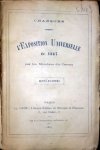 Caveau. Mots donnés. 1867: - Chansons. L`Exposition Universelle de 1867 par les membres du Caveau. Mots donnés