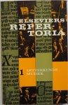 Berg, B. van den; e.a. - Elseviers repertoria 1 Letterkunde muziek
