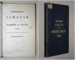 COLLEGIE ZEEMANSHOOP, - Amsterdamsche almanak voor koophandel en zeevaart, 1882. Uitgegeven door het bestuur van het College Zeemanshoop.