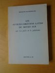 Blumenkranz, Bernhard - Les auteurs chrétiens latins du moyen age sur les juifs et le judaïsme