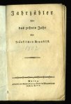 N/N - Jahrzähler für das zehnte Jahr der fränkischen Republik (1802)