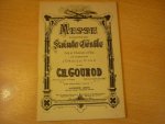 Gounod; Ch. - Messe Solennelle (Sainte Cécile.); Soli et Choeurs á 4 voix avec accompagnement d' Orgue ou Piano