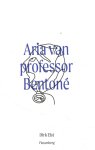Dirk Elst - Aria van professor Bentoné