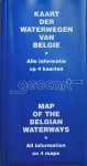 GEOCART - Kaart der Waterwegen van België. Alle informatie op 4 kaarten. - Map of the Belgian Waterways. - Voies navigables
