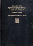 [Eckhardt, Karl August (ed.)] - Schwabenspiegel : Kurzform I und II : Fassungen Km, Kb, Ks.
