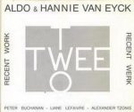EYK, ALDO VAN. ; BUCHANAN, PETER, ET AL. - Aldo & Hannie van Eyck, Recent work / Recent werk.