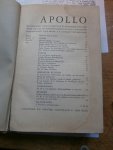 Tielrooy, Johannes en Thienen, Fr. W.S. van (red.) - Apollo. Maandschrift voor literatuur en beeldende kunsten