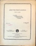 Braïloï, C.: - Ariettes printanières pour piano