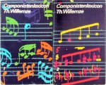 Th. Willemze - Componistenlexicon, 2 delen Van A-O en van P-Z