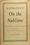 Longinus, D.A. Russell - On the sublime