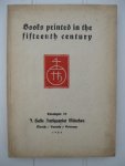 Halle, J. - Books printed in the fifteenth Century.
