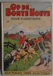 Geertsema G, illustraties Kray Hein - Op de Bonte Hoeve Serie A jongensboeken (Tekening kaft honden voor een kar)