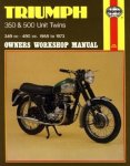  - Triumph 350, 500 Twins Owner's Workshop Manual '58-'73
